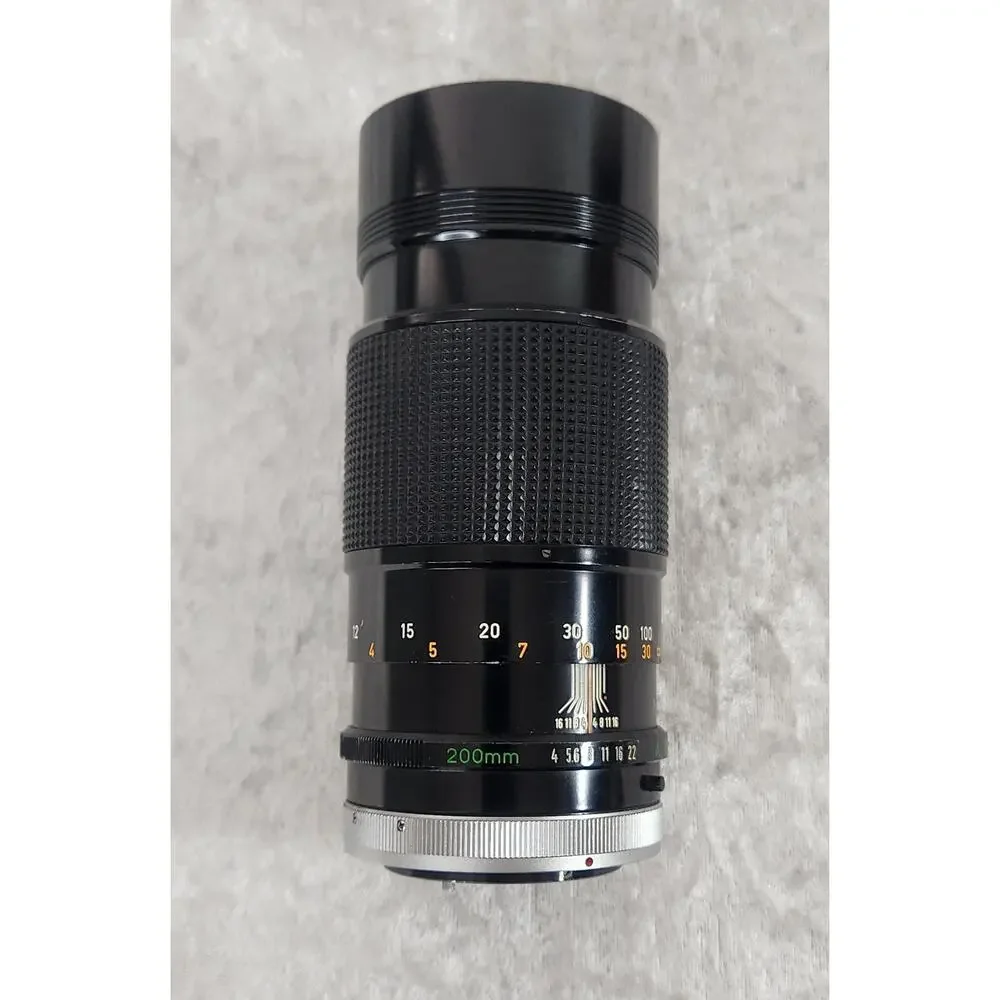 Canon Lens FD 200mm 1:4 S.S.C. Telephoto Lens